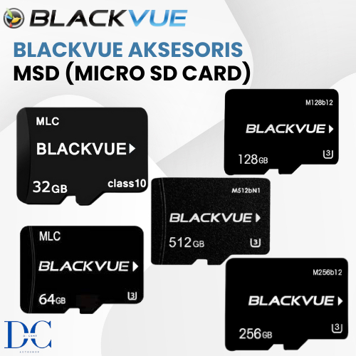 Memory Card SD Mobil - Memory Blackvue 256gb / 512gb - MicroSD Class 10 - Penyimpanan Data - 100% Or