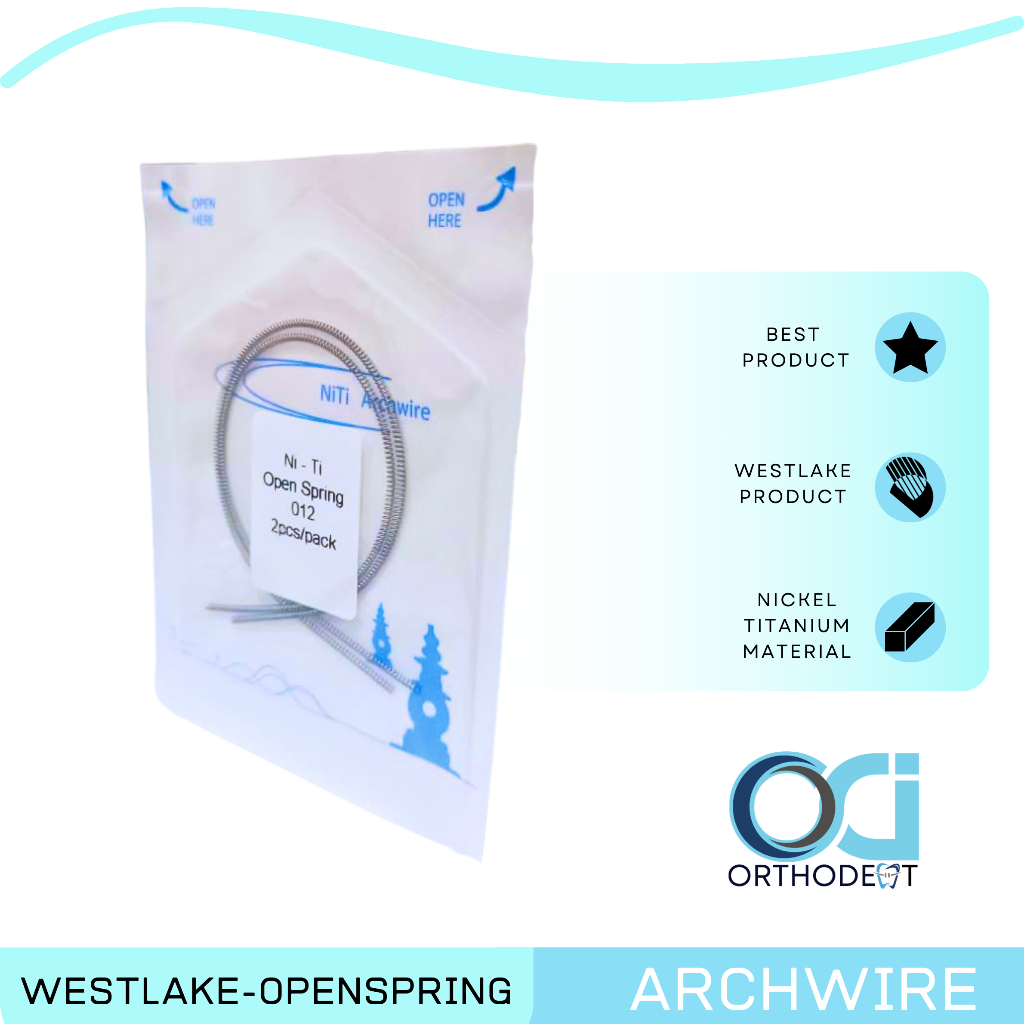 OD Westlake NiTi Open Coil Spring – Per Coil Ortodonti NiTi untuk Pergerakan Gigi