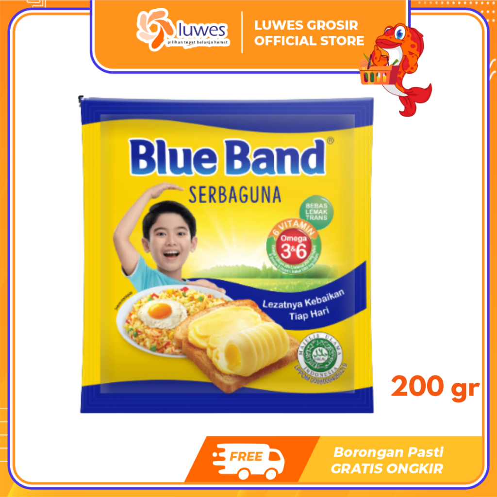 

Blue Band Margarin Serbaguna 200 g Termurah