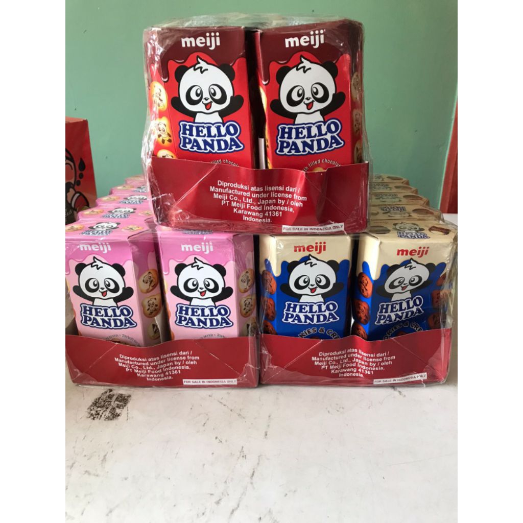 

Hello Panda Biskuit 42gr 1pack isi 10box