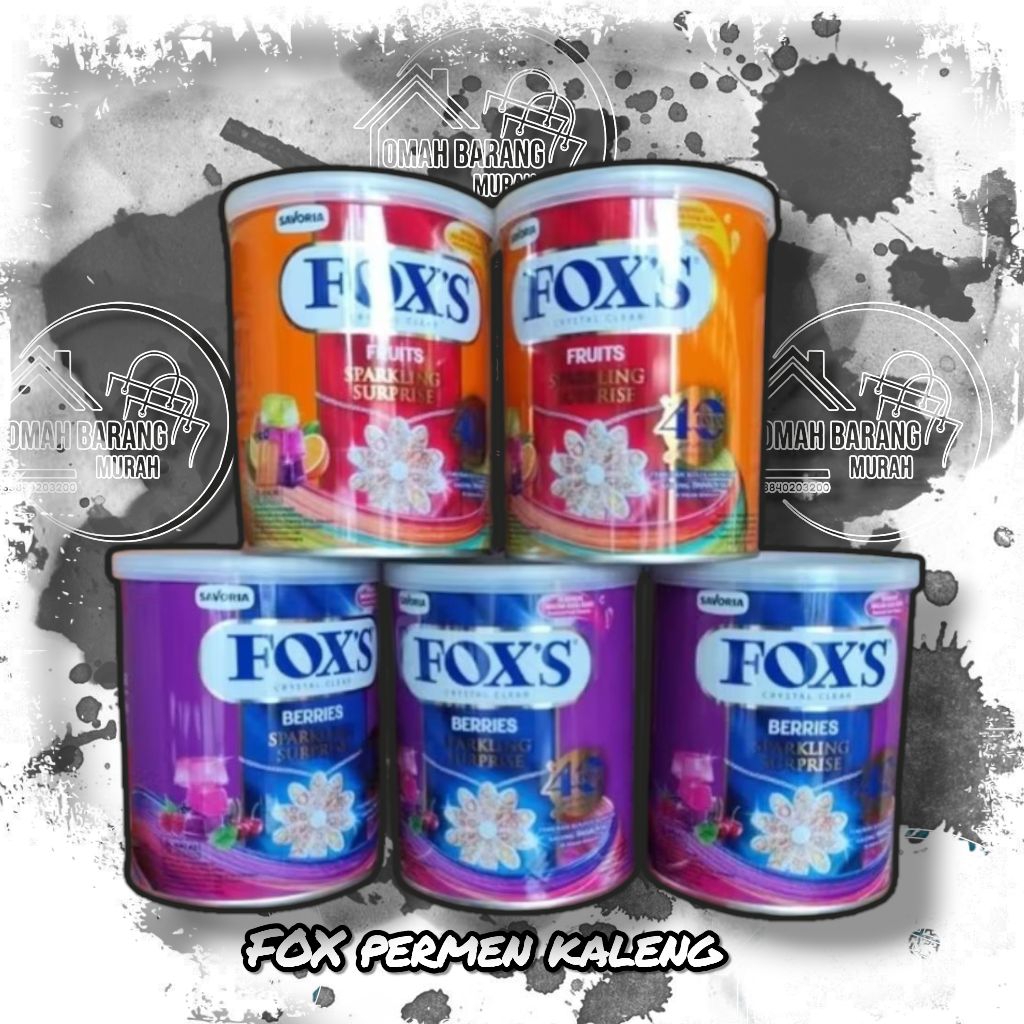 

permen foxs kaleng 170gr