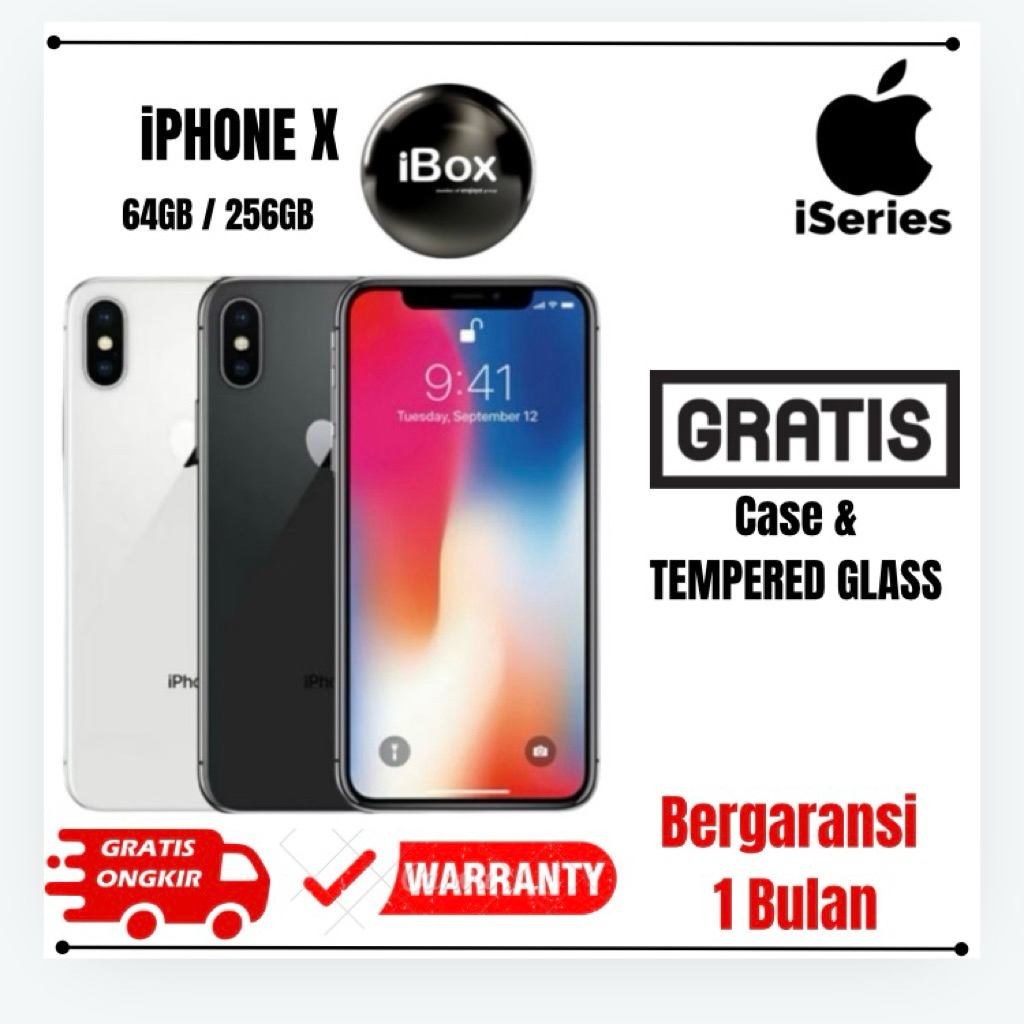 iPhone X 64GB 256GB iBox Resmi Original