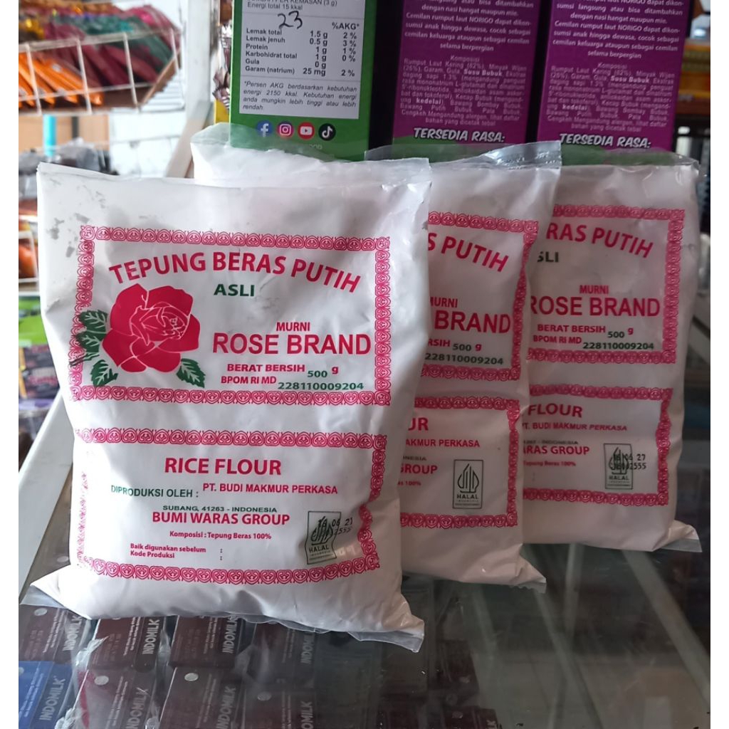 

Tepung Beras Rose Brand 500 gram
