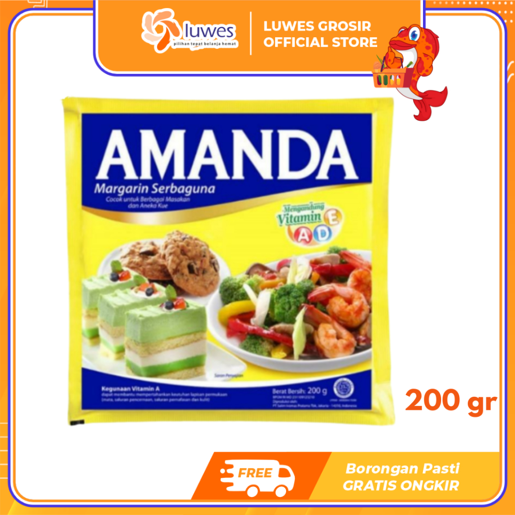 

Amanda Margarin Serbaguna 200 g Terlaris