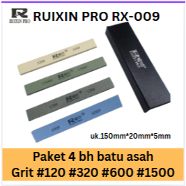 Ruixin Pro RX009 4bh batu asah whetstone 4 bh grit #120 #320 #600 #1500(paket 4 bh)