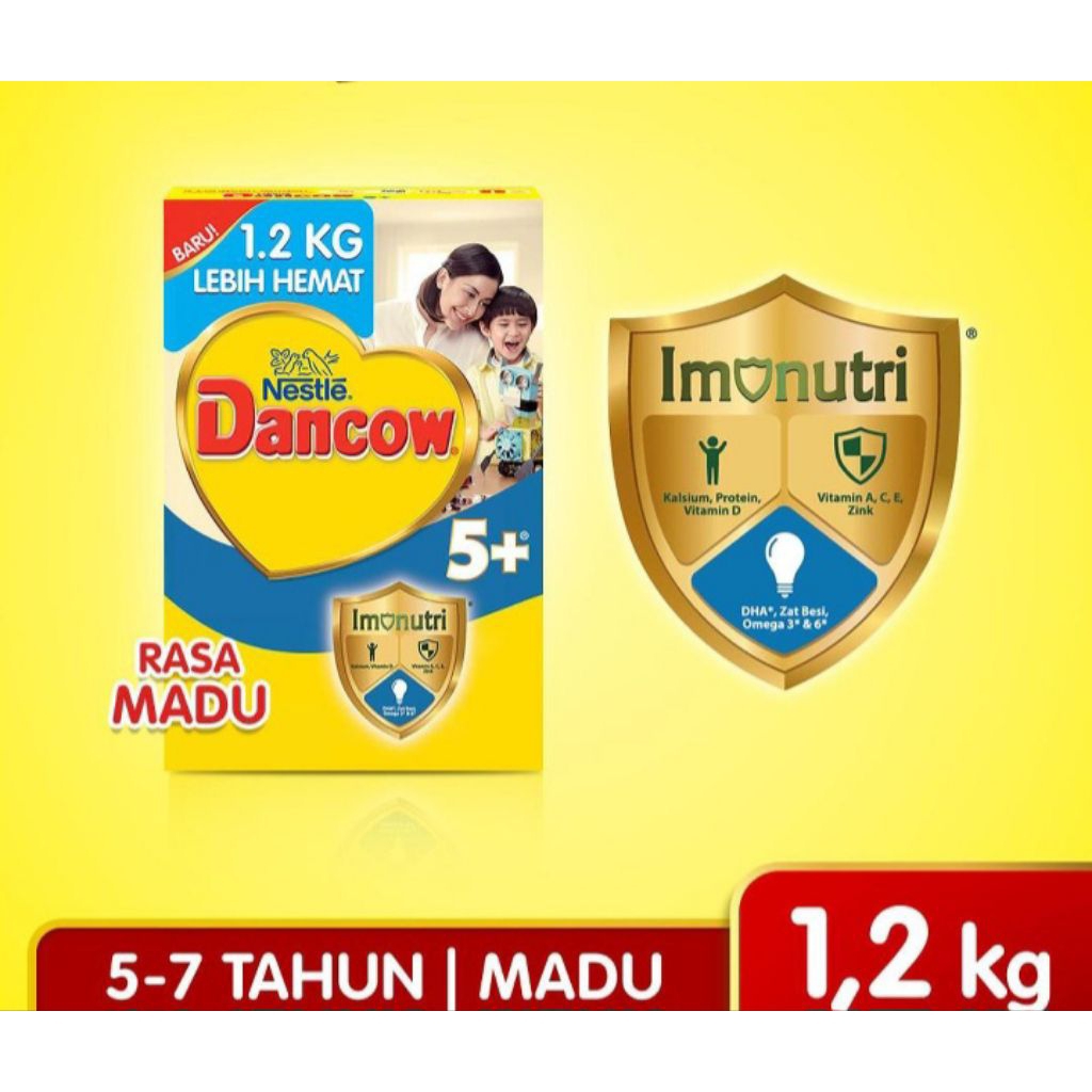 

Dancow 5+ Madu 1.2 kg exp Nov 2025
