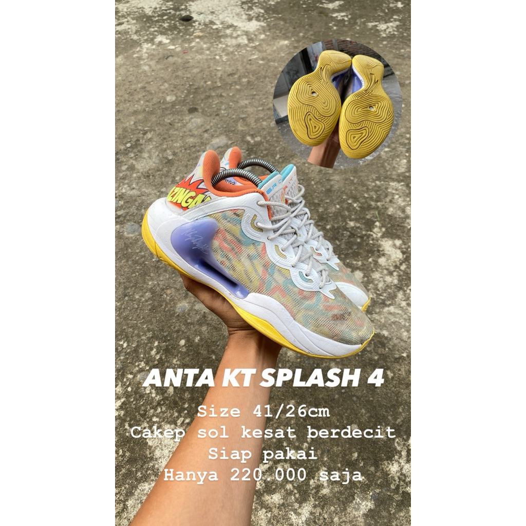ANTA KT SPLASH 4 (size 41)