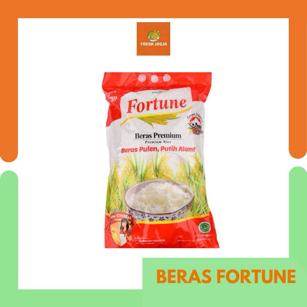 

Beras Fortune Premium Kemasan 5kg | Fresh Jogja