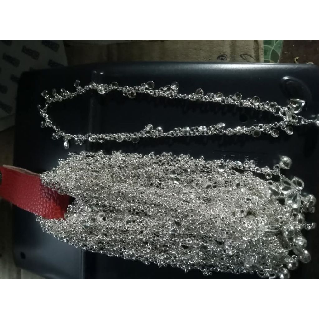 gelang kaki dewasa perak