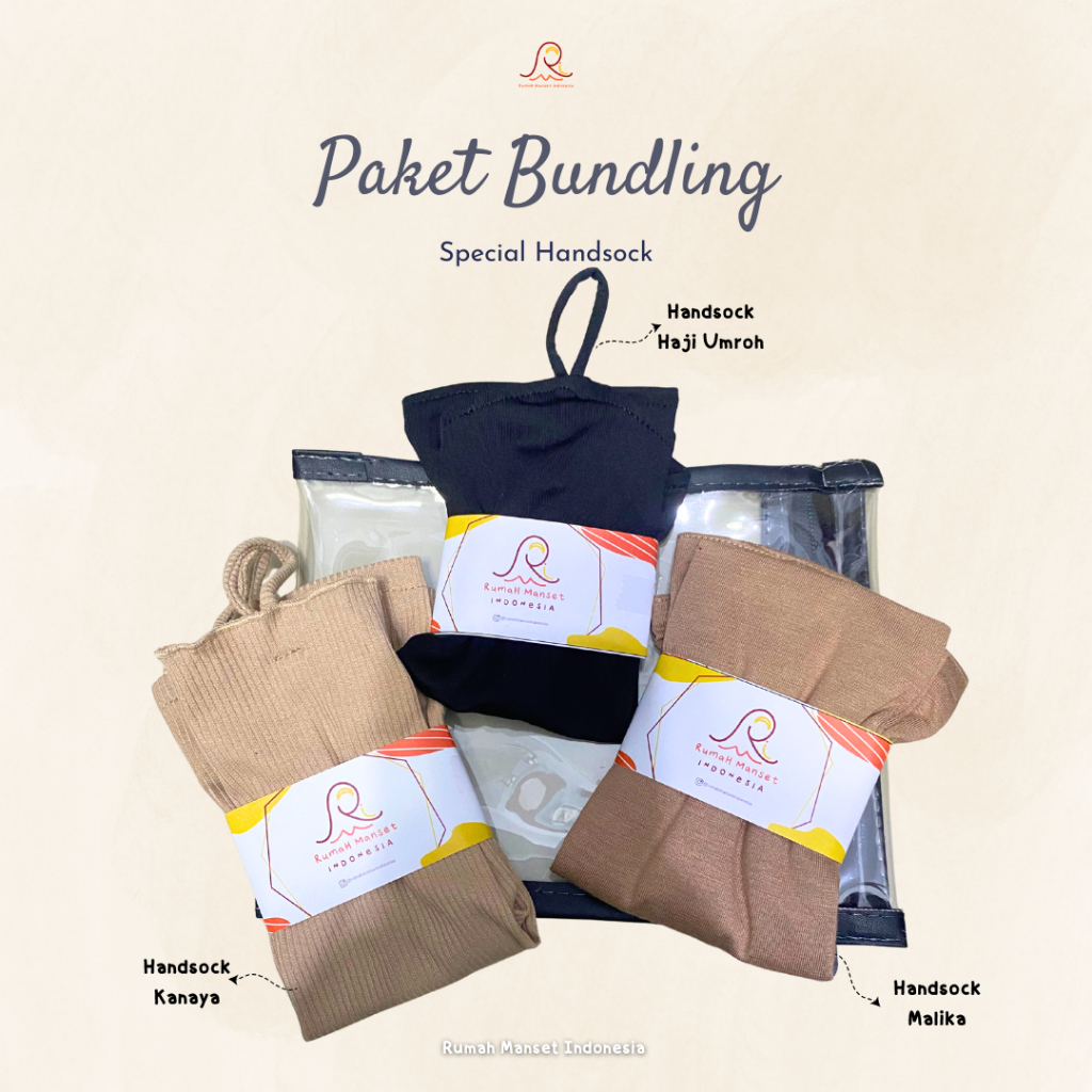 Rumah Manset Indonesia - Handsock Bundling Special | Handsock Haji Umroh | Handsock Kanaya | Handsoc