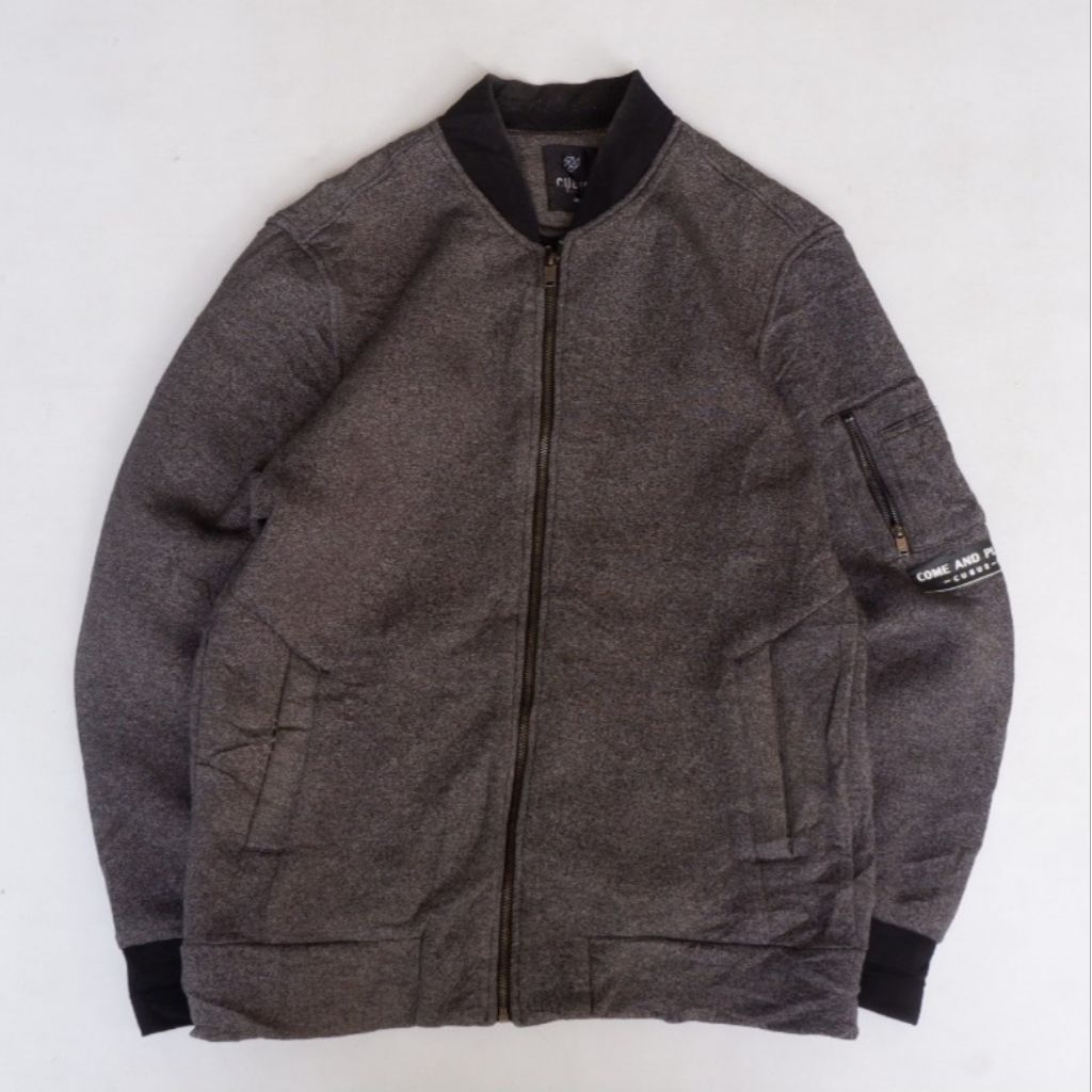 cubus jaket bomber ma-1 grey