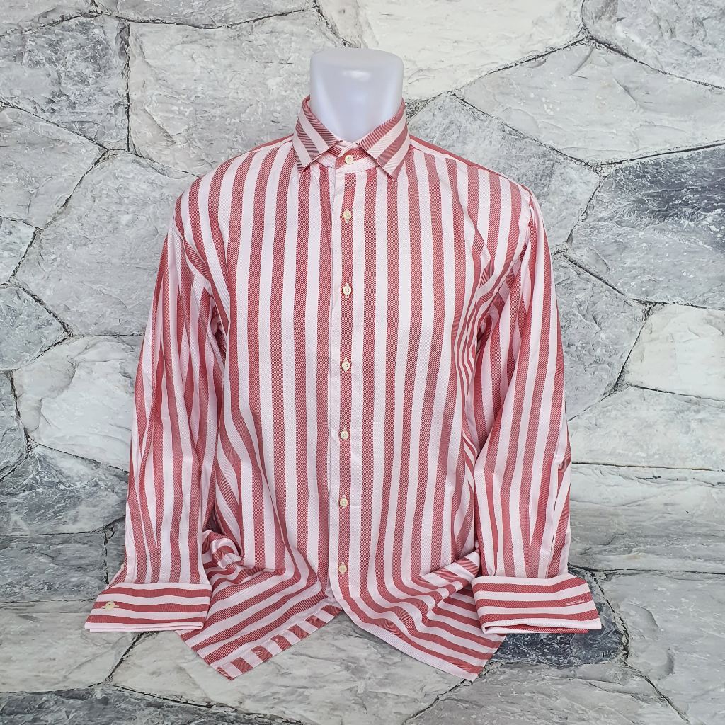 Baju Kemeja Panjang CROCODILE - Size XXL / LD 60 cm - Original - Second