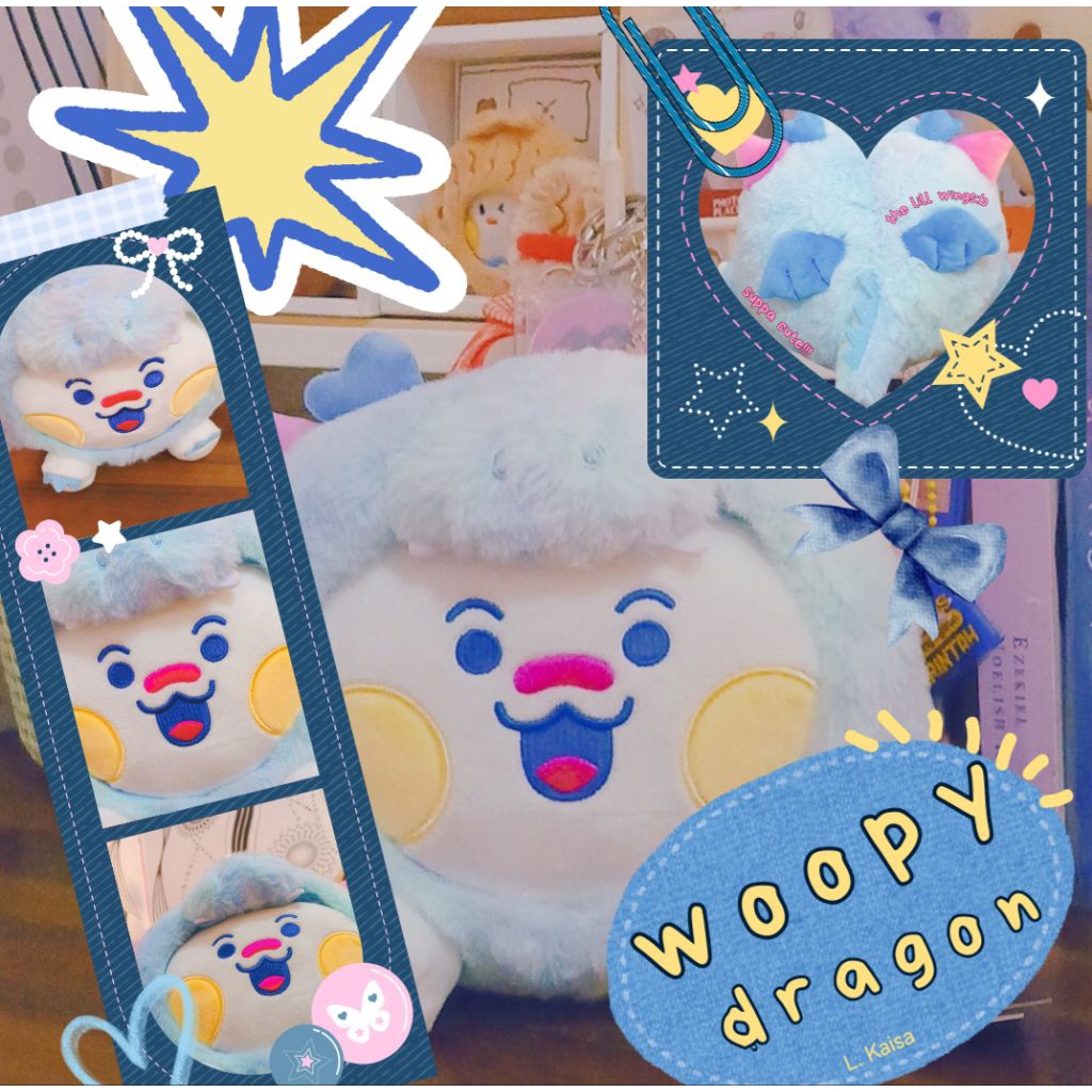 truz woopy dragon sitting doll PRELOVED