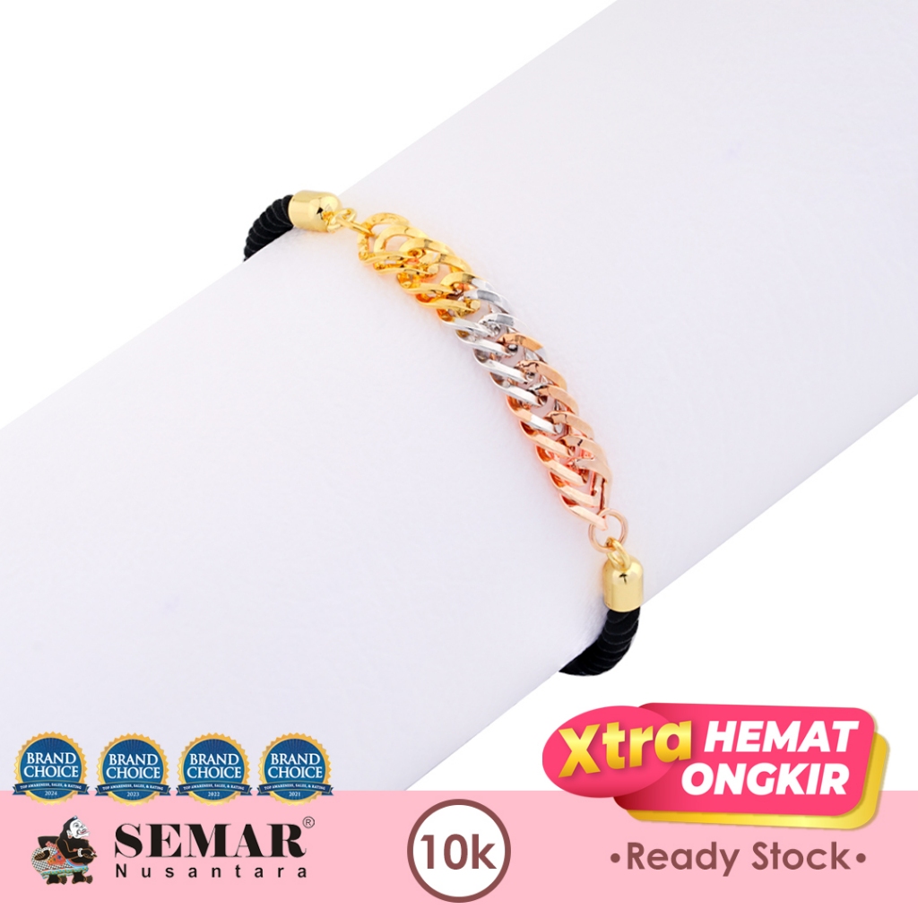 Gelang Emas Tali Serut Agnelia Gold 10K Semar Nusantara