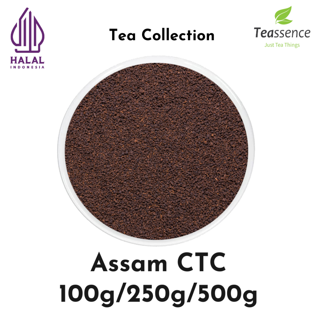 

Assam Black Tea CTC India Premium / Teh Hitam India (Assam) / Teh Susu 100gr/250gr/500gr