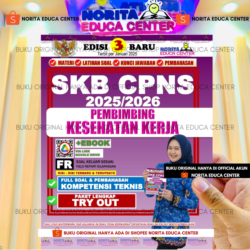 BUKU SKB CPNS PEMBIMBING KESEHATAN KERJA NORITA EDUCA CENTER