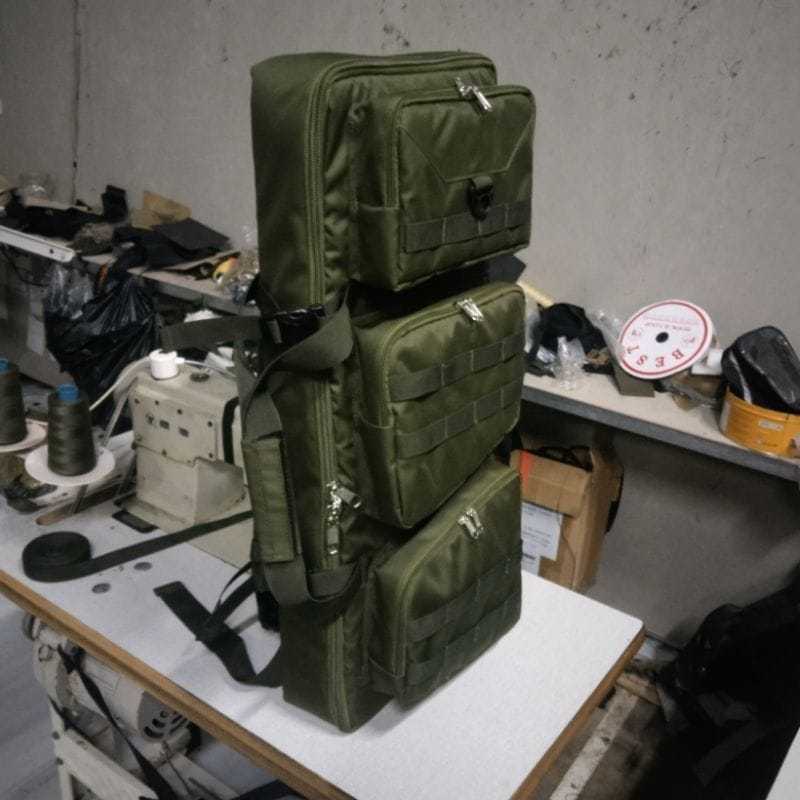 tas senjata laras panjang airsofgan tas senapan angin 2kompartemen
