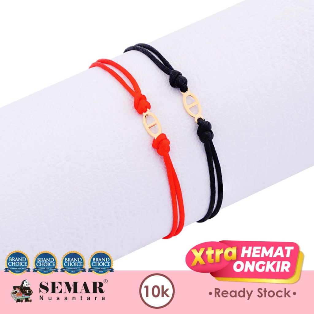 Gelang Tali Emas Pavla Gold 10K Semar Nusantara