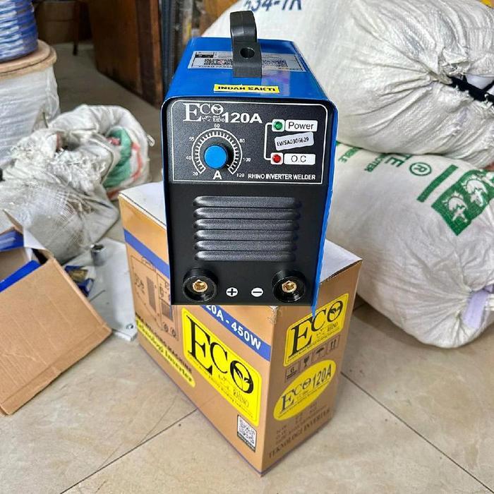 Rhino ECO 120 A Mesin Las Inverter Mesin Travo Las Rhino 450watt Trafo Las 450 watt Rhino ECO 120A