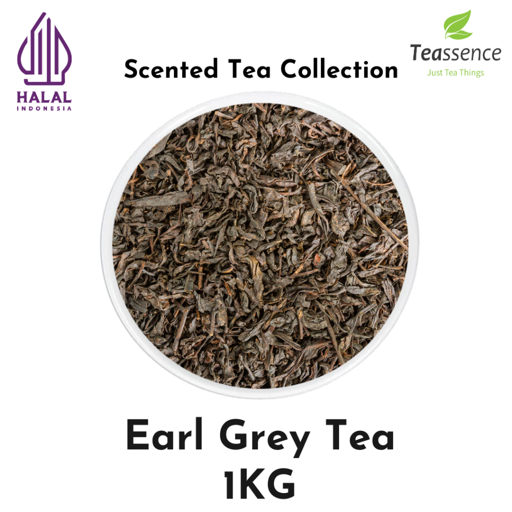 

Earl Grey Tea / Teh Earl Grey/ Teh Hitam Aroma Jeruk Bergamot Premium/ Milk Tea Bulk 1Kg