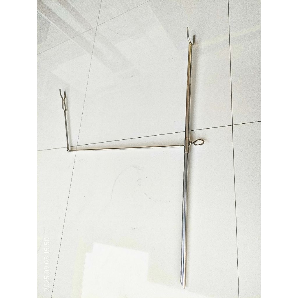 jagrak pancing galatama stenlis model lipat portable