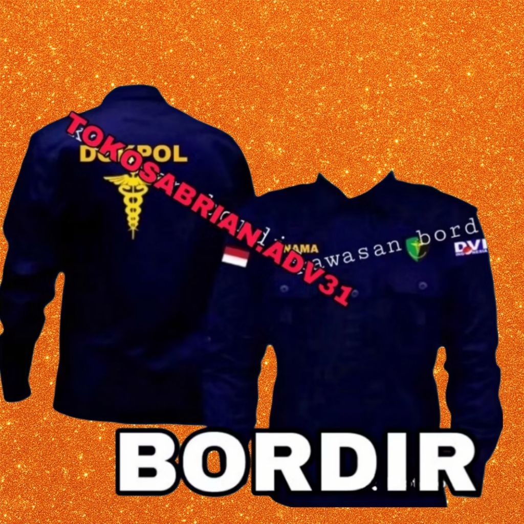 KEMEJA DOKPOL SERAGAM DOKPOL PDH DOKPOL SERAGAM DOKTER POLISI