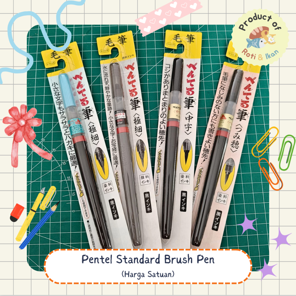 Pentel Standard Brush Pen (harga satuan)