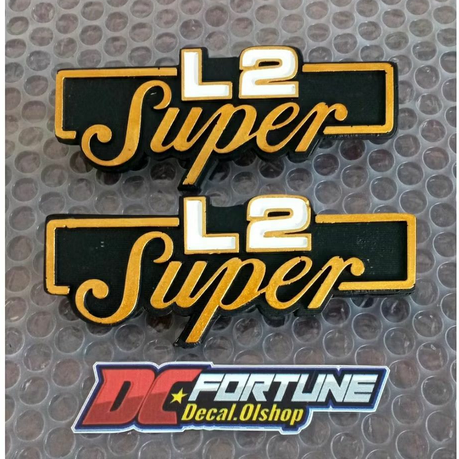 emblem logo box aki yamaha L2 super gold