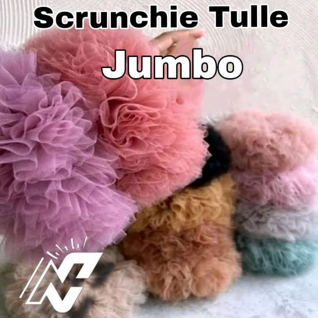 CEPOL TILE JUMBO SCRUNCHIE TILE JUMBO PREMIUM CEPOL HIJAB ANTI PUSING