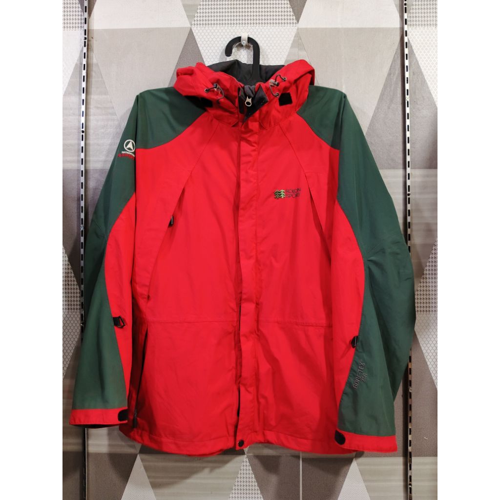 Jaket Kolon Sport Goretex XCR Technical Expert Rain Jacket Red SZ 100 – Original Outdoor Waterproof