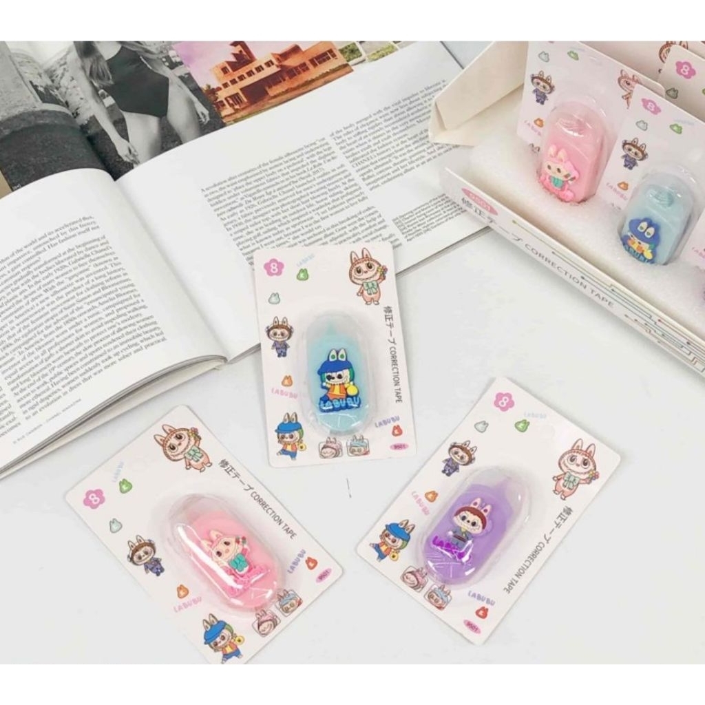 

Cindy Correction Tape Labubu Lucu Tipe X Penghapus Pulpen Mini