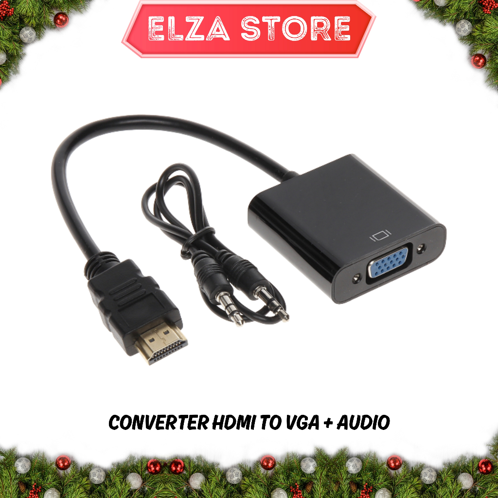 CONVERTER HDMI TO VGA / KABEL HDMI TO VGA / KONEKTOR HDMI TO VGA