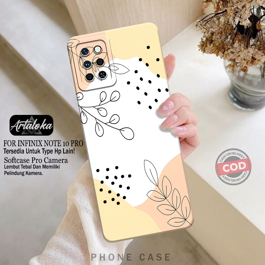 Softcase Hp Infinix Note 10 Pro Fashion Case Pattern Case Infinix Note 10 Pro Silikon TPU Pro Camera