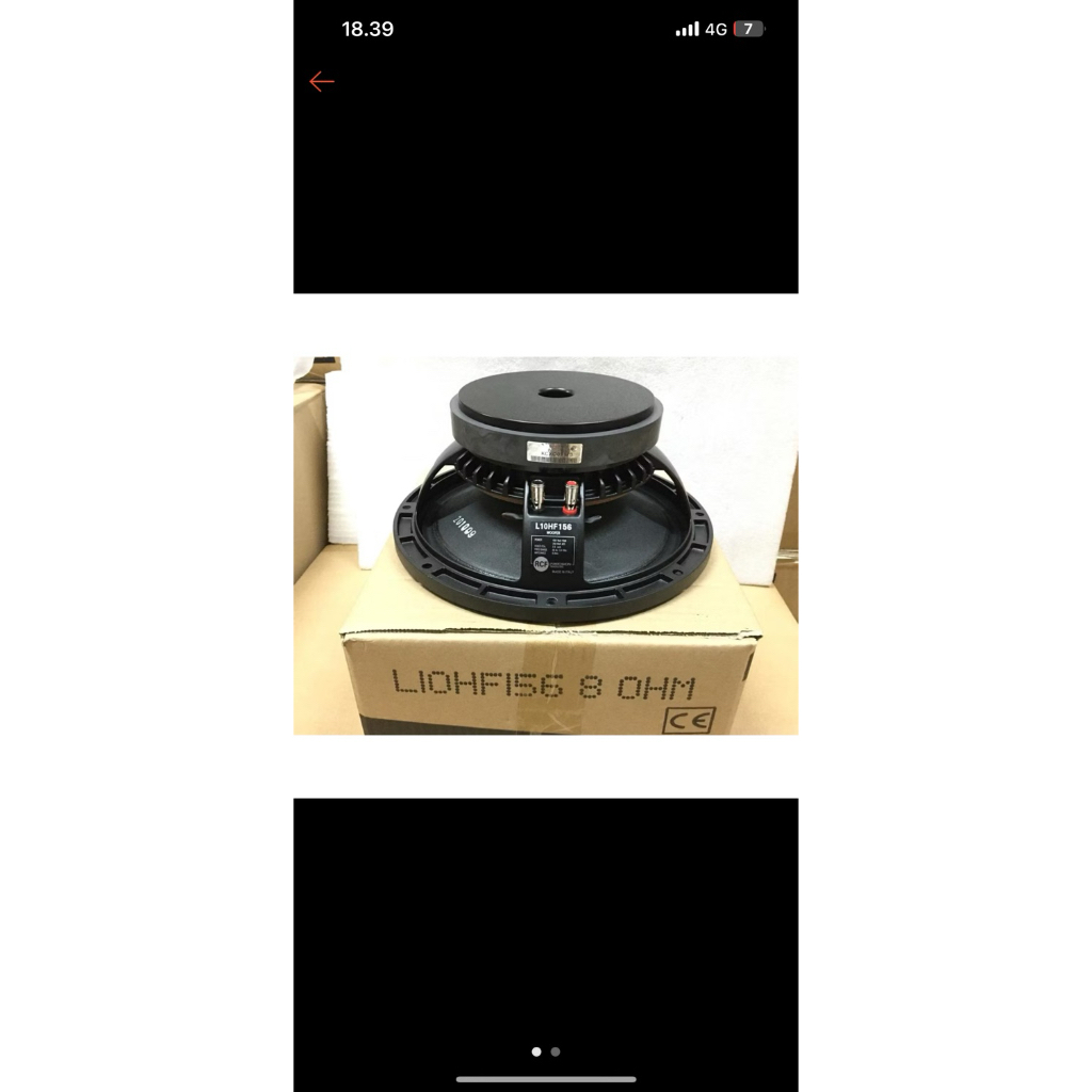 Speaker rcf 10 inc, Cocok Buat Mid, Barang Baru Kualitas Ok.