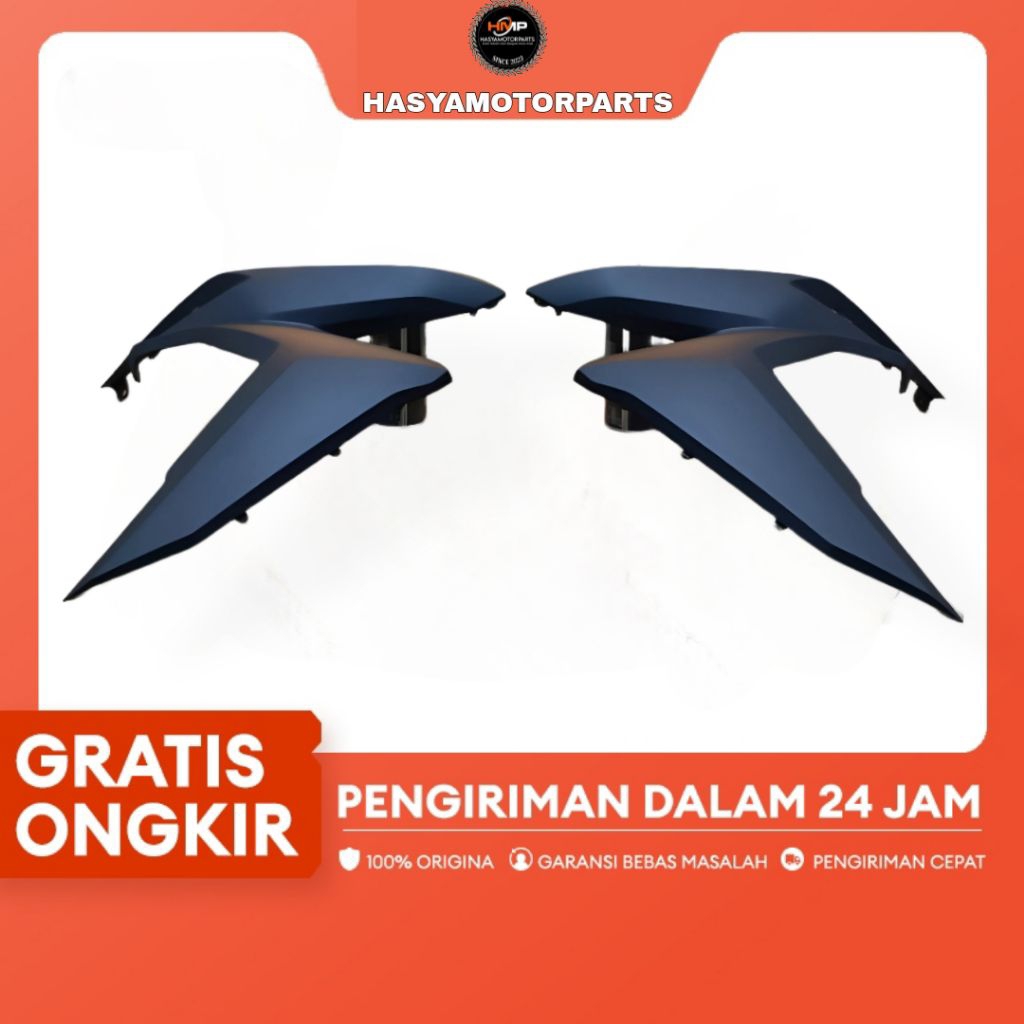 Cover Sayap Body Depan Set Motor Motorcycle Vario 125 150 Led New K59J 2018-2022 Warna Biru Doff Mat