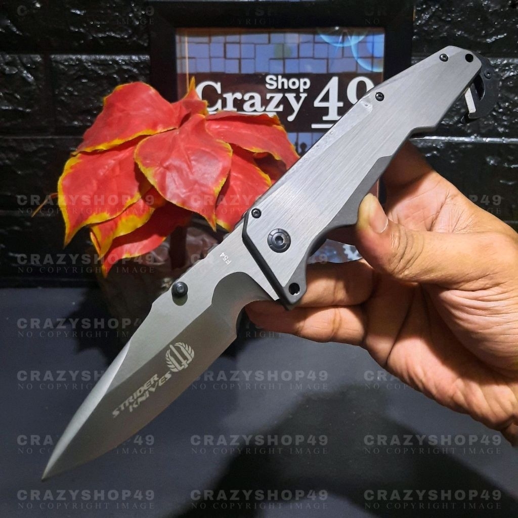 Pisau Survival Lipat Strider F54 Outdoor EDC / Pisau Tactical / Survival Kit
