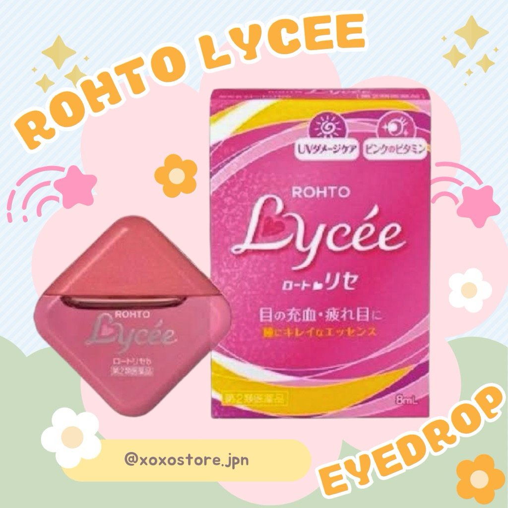 rohto lycee eyedrop | tetes mata jepang | original jepang