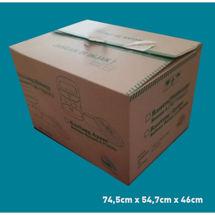 

Dos Box Kardus Bekas Super Jumbo Besar Kondisi Bagus Packing Tempat Penyimpanan Pindahan Pengiriman (PxLxT) 74,5x54,7x46
