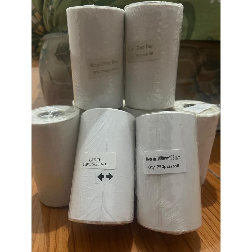 

Kertas Label Thermal 100*75 / Kertas Thermal / Kertas Resi