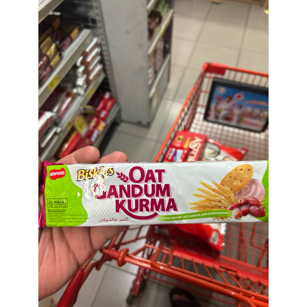 biskies Oat Gandum Kurma 108gram