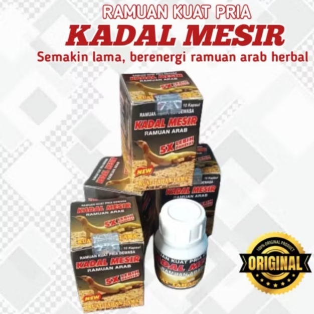 PRIVASI AMAN!!! Kadal Mesir Original Kapsul Kuat Herbal Pria