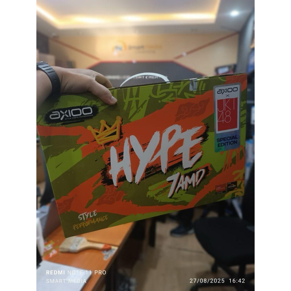 Axioo MyBook Hype 7 X8 AMD Ryzen 7 6800H 16GB SSD 512GB 14″ FHD W11 PRO