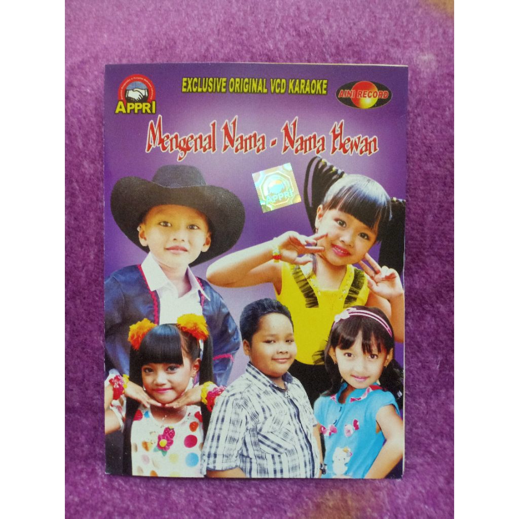 VCD LAGU ANAK MENGENAL NAMA NAMA HEWAN