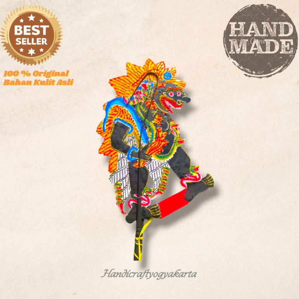 Wayang kulit asli Buto brahala triwikromo buto amral wayang asli tokoh wayang kulit