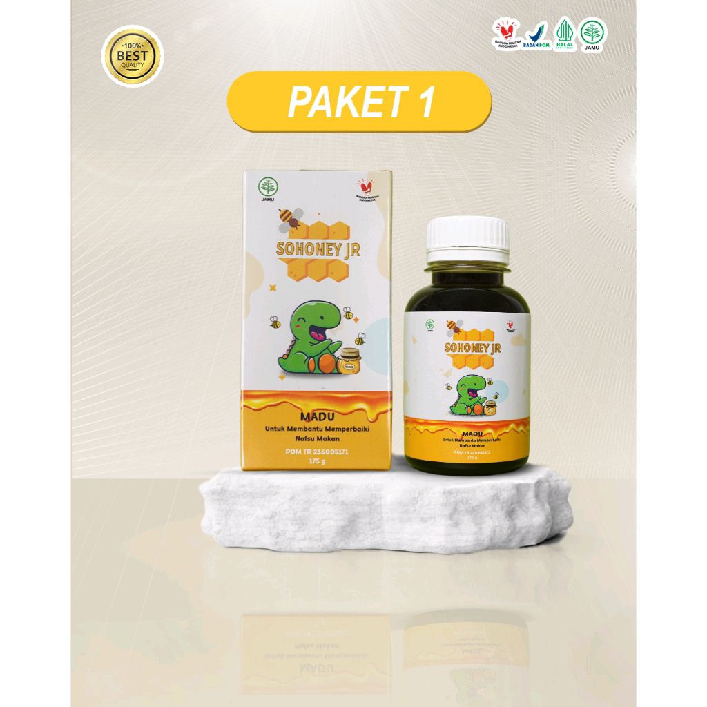 

Promo Live Sohoney Jr - Madu Anak Penambah Nafsu Makan Menaikan Berat Badan Paket 1 Botol