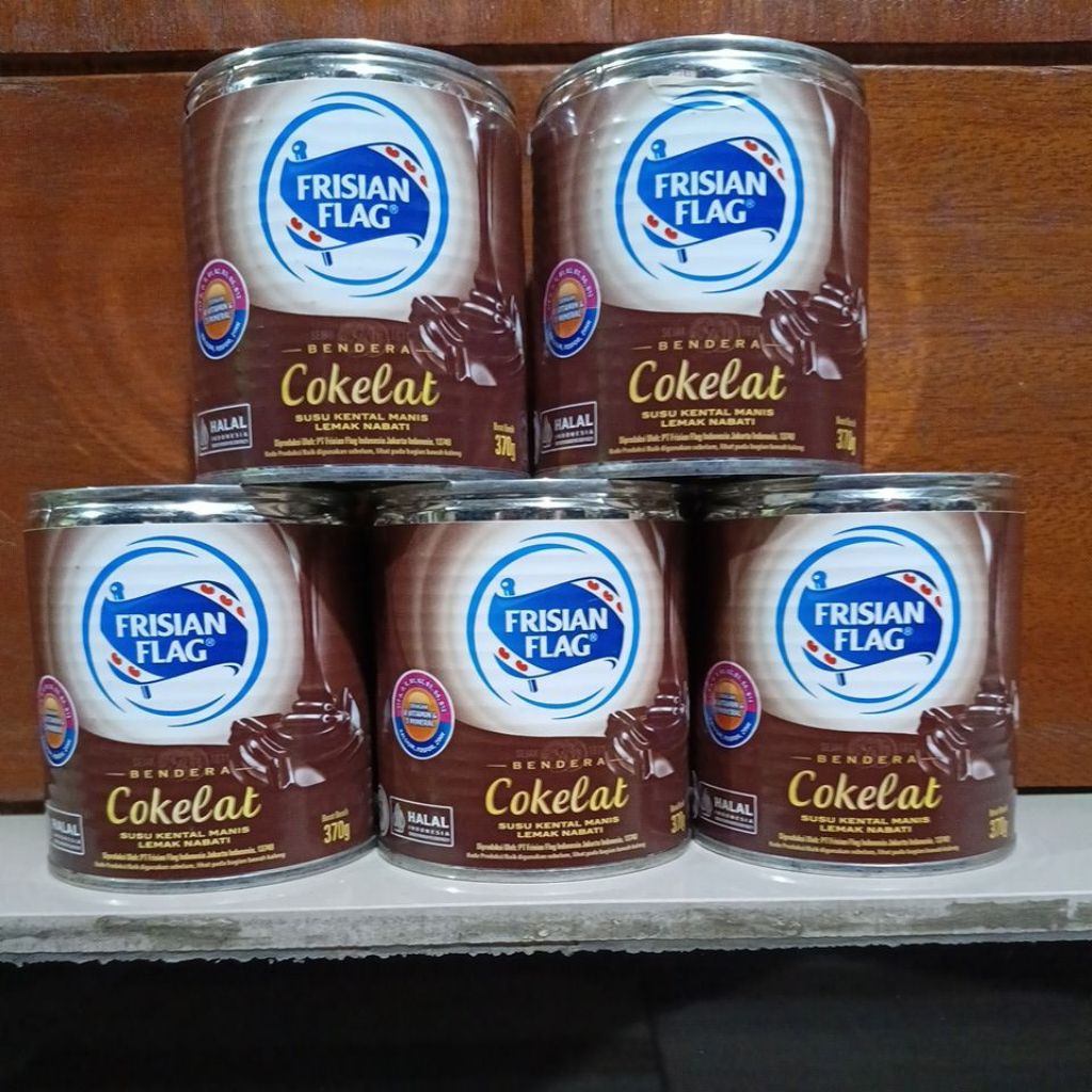 

susu bendera Frisian flag cokelat 370g