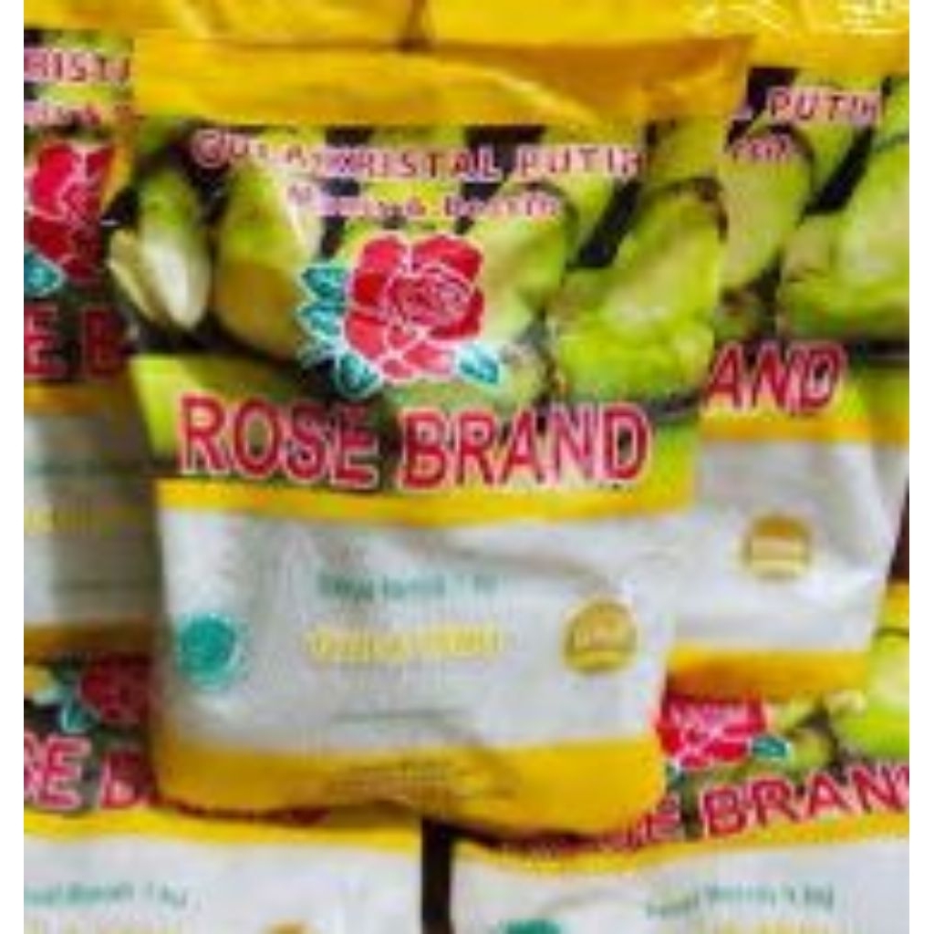 

gula rose brand kuning dan hijau 20 kg kristal