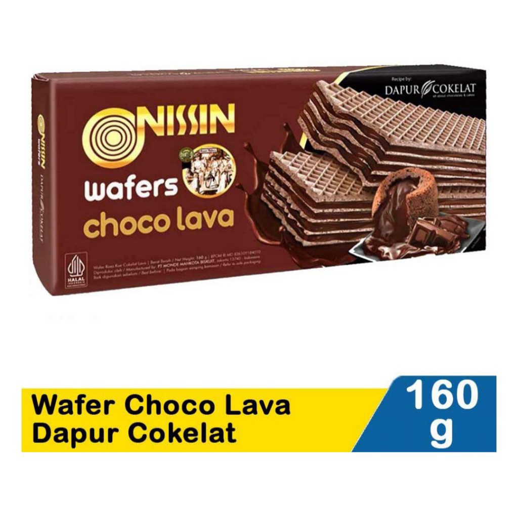 

Nissin Wafer Dapur Cokelat Choco Lava 160 gram