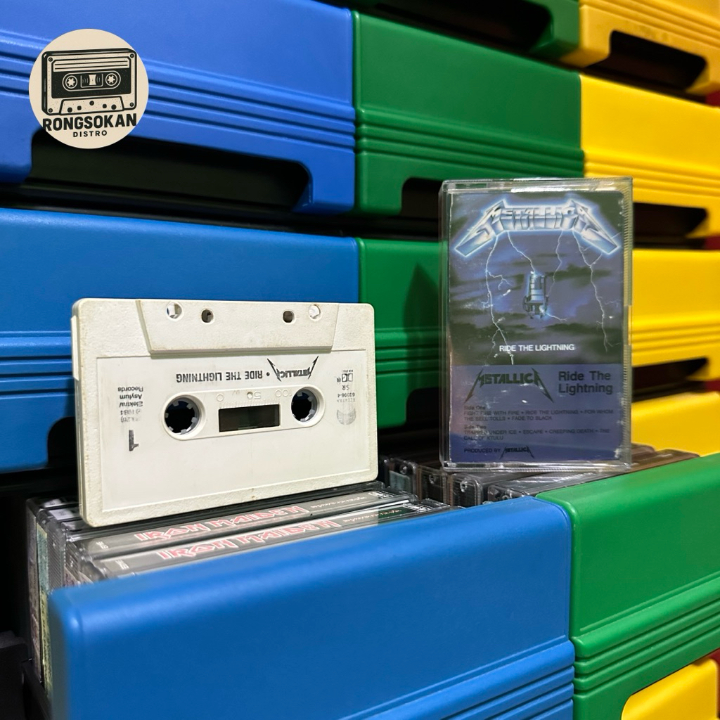 Kaset Pita Import METALLICA RIDE THE LIGHTNING (ELEKTRA)