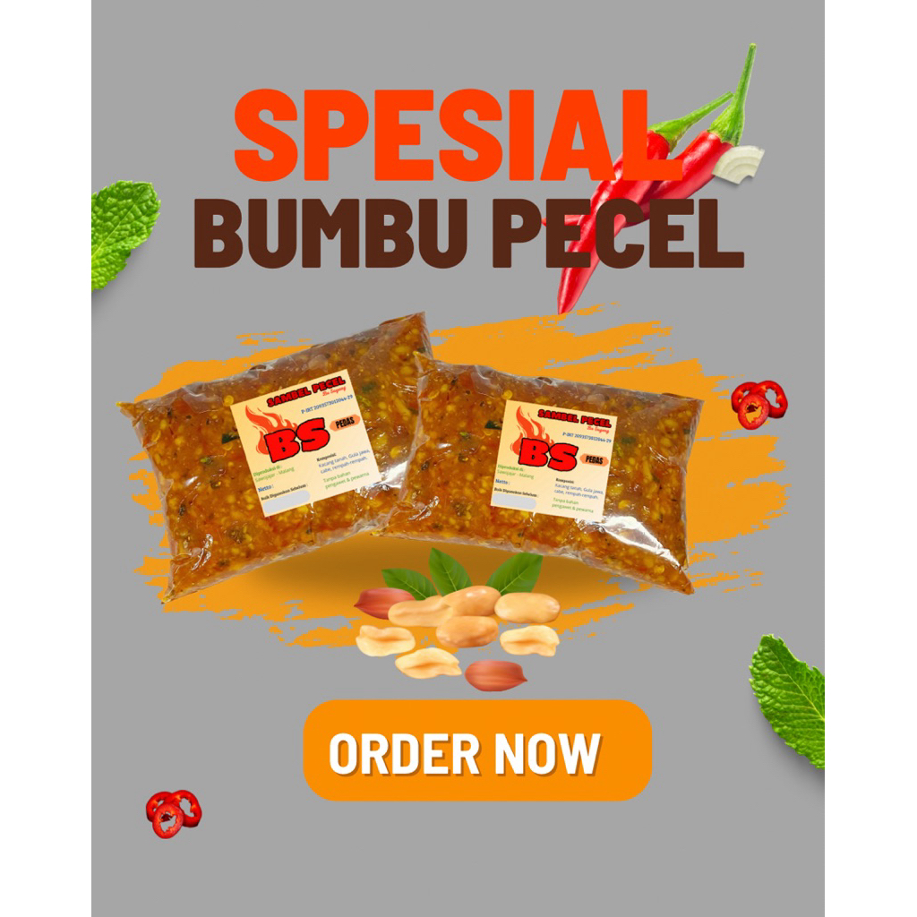 

Sambel Pecel Bumbu Pecel BS 120gr